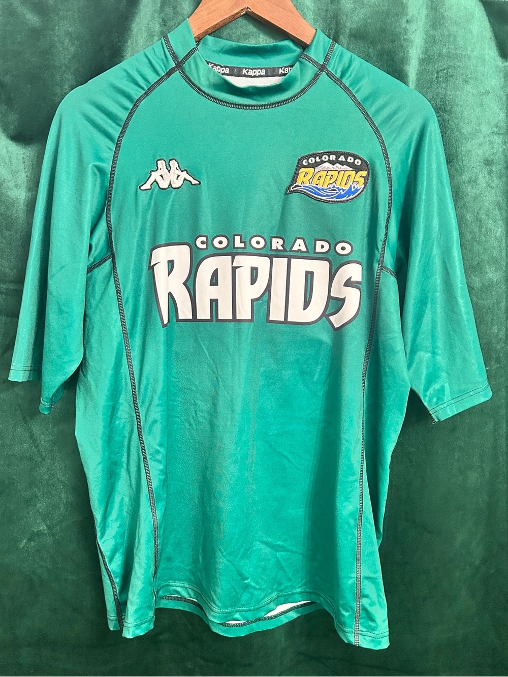 Kappa 2001/02 Colorado Rapids Green Long Sleeve Jersey